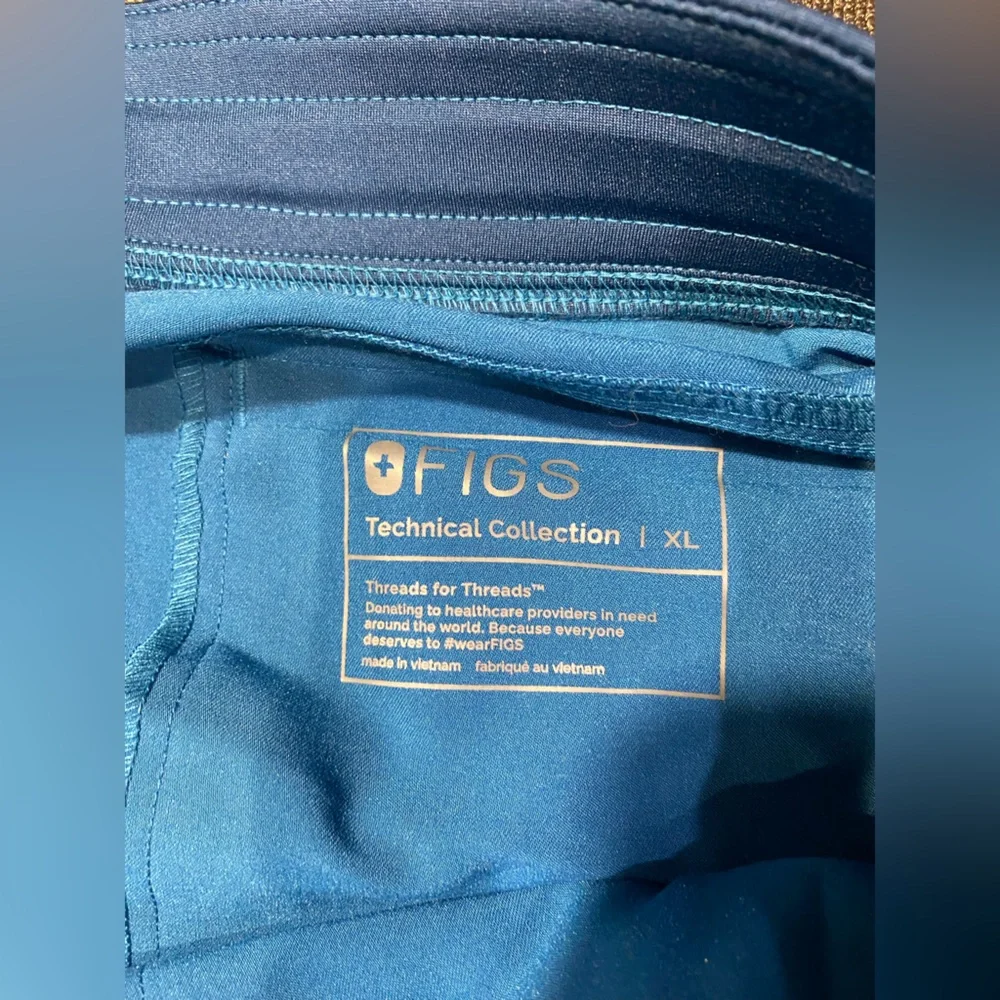 Figs Mens Axim Cargo Scrub Pants Size XL‎ Alps Blue